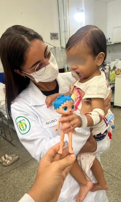 Cleice com primeiro paciente